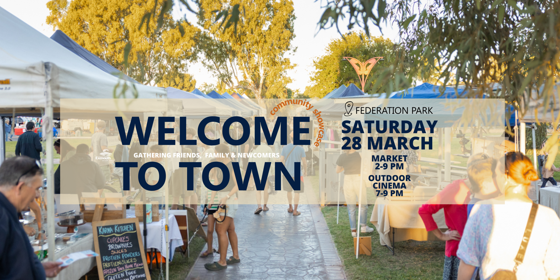 Exmouth hosts debut community showcase to foster connection between seasonal and local residents.