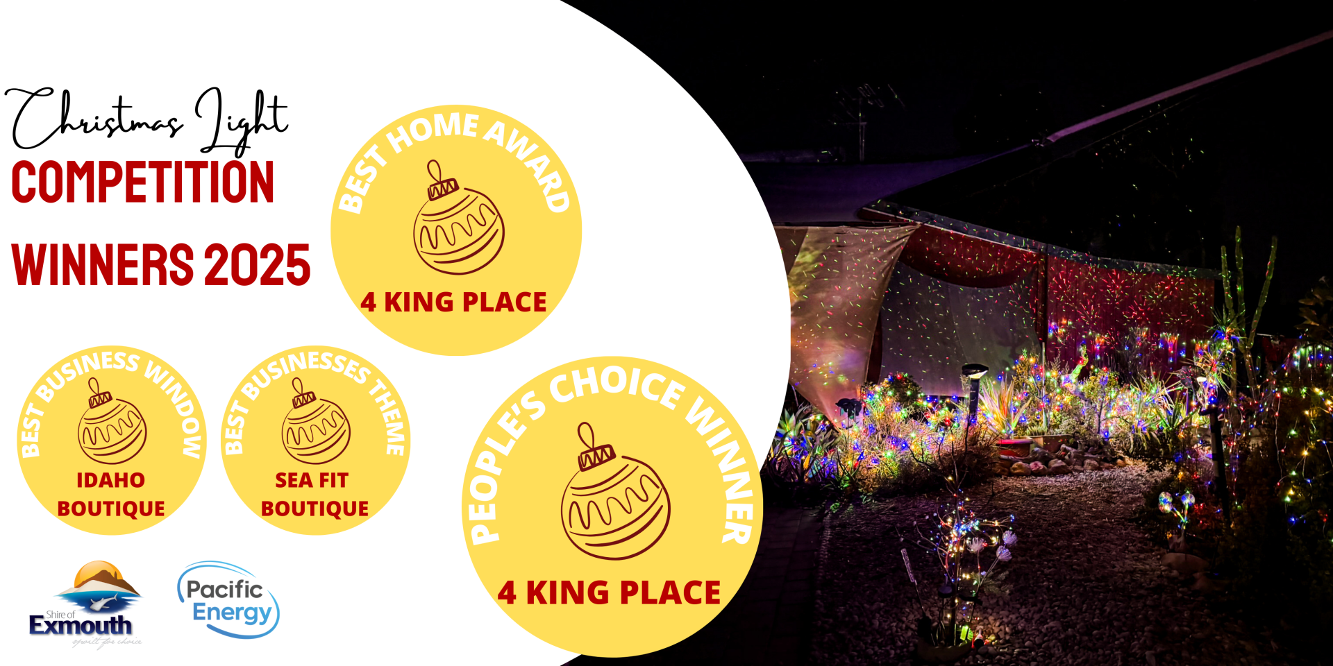 EXmas light competition winners announced