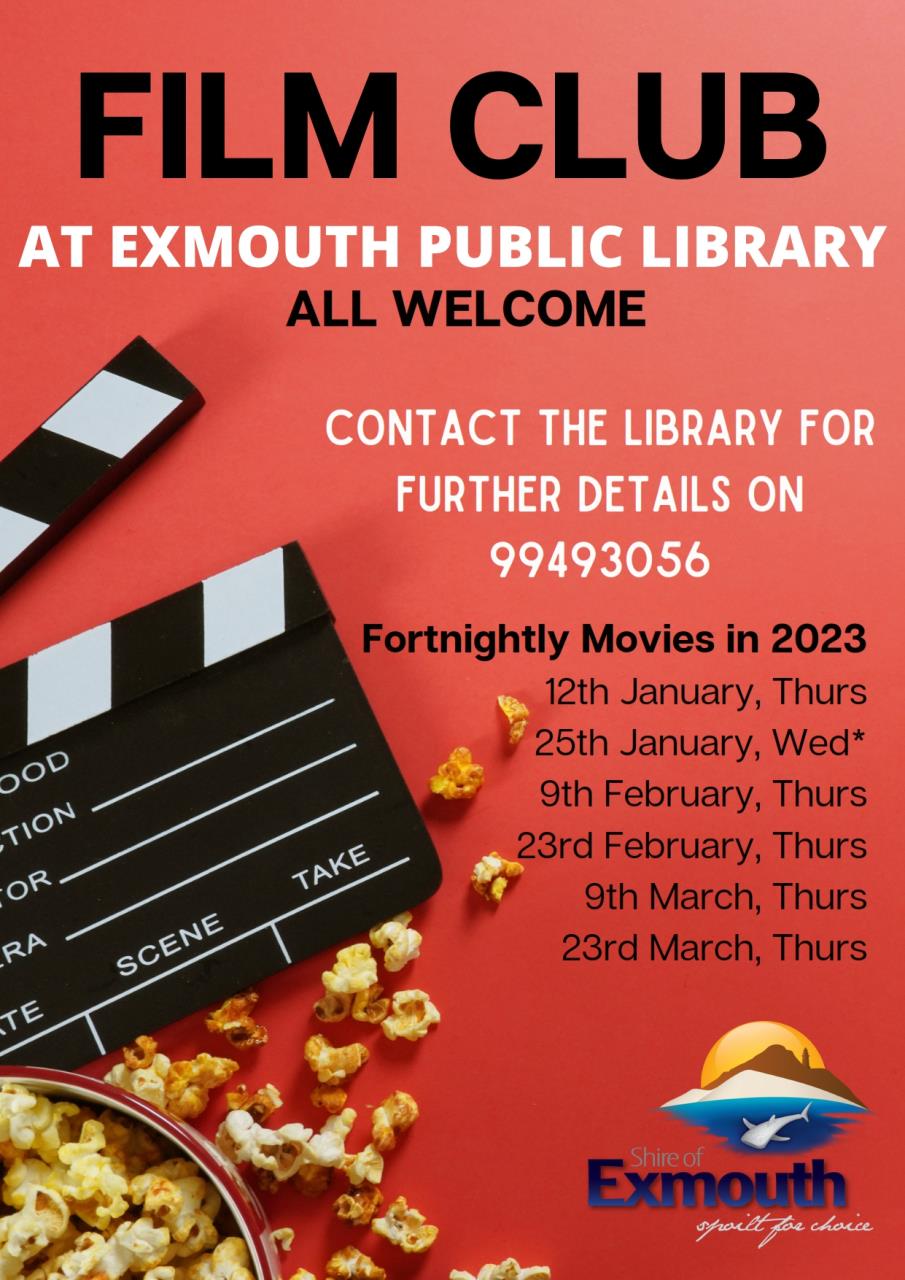 FILM CLUB AT EXMOUTH LIBRARY